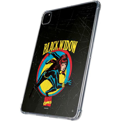 Marvel Classic Comics Black Widow iPad Pro 11in (2024) Clear Case